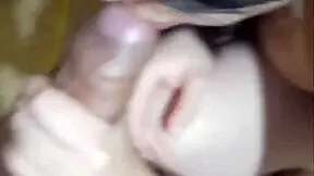 teen gf lingerie blowjob with rich tongue swirl