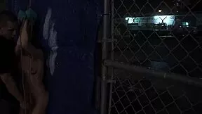 Hd teen endures extreme outdoor anal gangbang machine bondage