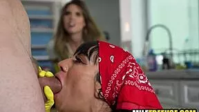 stepmom and stepdaughter get used by doctor at hospital