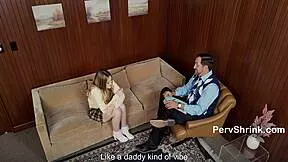 therapy uncovers teen 18+ forbidden cravings for stepdaddy's hard drill