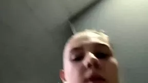 slipping anal plug in then fingering at the gym