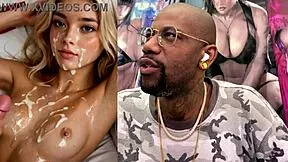 cute blonde teen slut face blasted creampied oozing cum from used holes