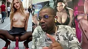 Public tight bald pussy teen ass fucks herself then takes huge facial cumshot
