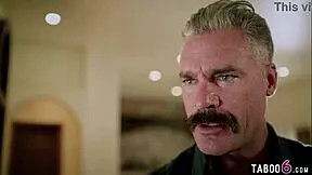 My stepfamily's too hot to leave, so stepsis sneaks back for milf dad uncle milf 4some taboo pounding