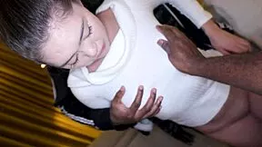 yo that pretty russian teen got fucked hard anal double penetration doggystyle for squatting in my friend's house months on end