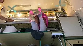 super hot 18yo euro babe strips panties off for quick sex cash deal on camera