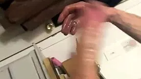 dare you to stroke my huge throbbing cock till explosive cumshot edging