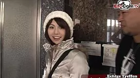 Petite Asian Teen Cries in Brutal First Creampie