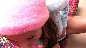 Big tit brunette teen fingers pussy licks ass deepthroats before anal cumshot facial
