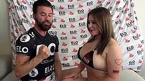 Ingrid arias heats up santiago casting with fat ass spanking banana play interview