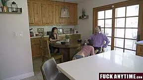 stepdaddy pounds his wife and stepdaughter anytime he wants in hot threesome