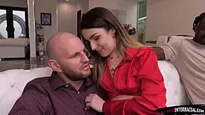 sharing my petite wife with bbc monsters rips clothes for deepthroat creampie 😈🍆