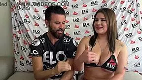 Ingrid arias heats up santiago casting with fat ass spanking banana play interview