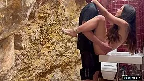 hey you won't believe it my stepsister drags me into museum bathroom sex during family trip ohana petite 18+