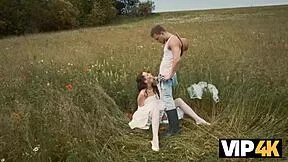 vip4k urban cock meets rural bride in cheating outdoor fuck