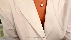 dentist milf rides patient cock then takes doggy and bj in office