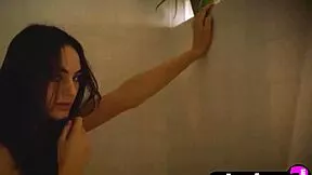 petite latina milf sarah mollica strips clothes rips softcore poses with small natural tits naked