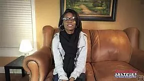 sylvia the nerdy brunette cutie loves interracial banging facial and swallow