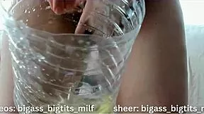 Curvy Colombian milf spreads juicy big pussy lips and clit for wet solo masturbation tease