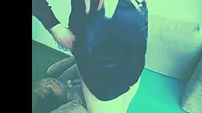 veronica's solo ass shaking fetish play with dildo and feet is my daily trans fix