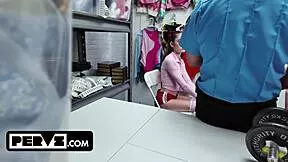 mall thief daisy caught stealing now pays with her tight pussy on nickys huge cock