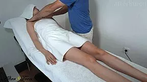 skinny wife sneaks off for secret masseur massage session