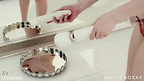 the couple builds passion licking and fucking to pussy cum finale