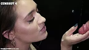 😲 holy fuck sera, please suck that big cock at the gloryhole too!!