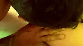 Latino Stepbrother Rips Off Babysitter's Thong for Wet Pussy Lick in Bed