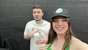 FACEFUCKING Big Ass Barista Luna Doll! Deepthroat Pussy Lick Rough Pound Her Huge Tits