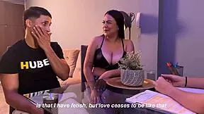 our couples therapy turns into a hot threesome fuck