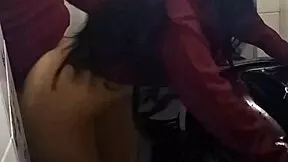 ESTUDIANTE LATINA PETITE BENT OVER DOGGYSTYLE IN PUBLIC SCHOOL BATHROOM CREAMPIE TIGHT PUSSY