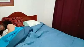 Big-bottomed stepmom shares bed with 18+ stepson and soon rides his cock hard