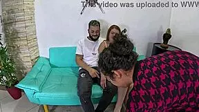 casal shows up turns party with two brazilian sluts shower ass tits and shaved pussy orgy