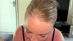 i make stepson happy sucking his cock tits jumping on huge dick