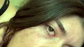 Girlfriend experience: aubry babcock's sloppy sofa blowjob vol 50