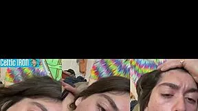 Girlfriend experience: aubry babcock's sloppy sofa blowjob vol 50