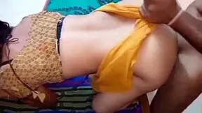 Indian janvibhabhi sneaks with boyfriend for rough chubby pussy fuck behind husband