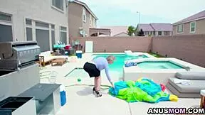 so hoa dee williams gets this foot massage from quinton james, then he flips her for epic anal on the sofa.