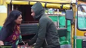 yo that auto driver fucks the beautiful bhabhi passenger so hard with clear audio
