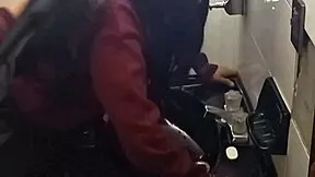 ESTUDIANTE LATINA PETITE BENT OVER DOGGYSTYLE IN PUBLIC SCHOOL BATHROOM CREAMPIE TIGHT PUSSY