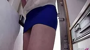 you hear this nympho japanese mature moaning? she's skinny petite fingering wet hairy pussy with dildo next door uncensored