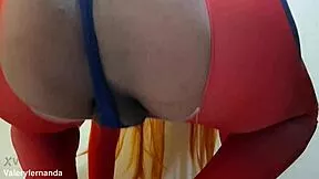 hey fat ass trans asuka cosplay slut why stuff that purple dildo so deep in your gaping hole?