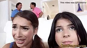 Petite Stepteen 18+ Swallows Face Jizz Load