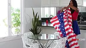 black mama august skye asks stepson why so quiet during morning pussy ride