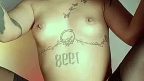 her sloppy ball licking and saliva drenching makes cocks throb hard