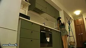 Petite Coeds Flash Ass Pussy in Shared Apartment