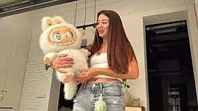 stepbro promises extra cash then fucks stepsis tight pussy creampie cowgirl