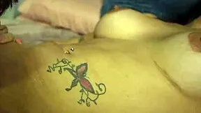 Cute Brunette Rides Muscular Neighbor's Monster Cock In Bath After Lesbian Tease