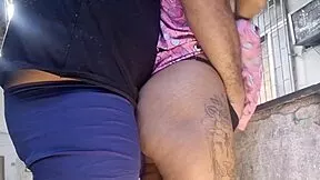 damn enteada, backyard anal with padrasto's monster cock stretching my tits bouncing wild!